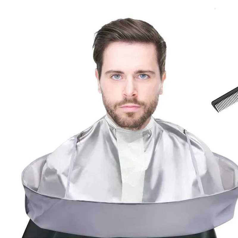 Barber apron coat salon barber professional stylist Kepler hair cloak home cleaning protector W240814