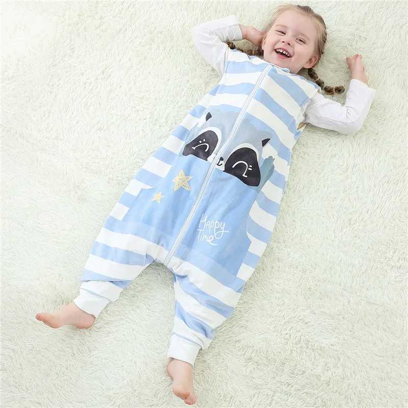 Childrens Sleeping Bags Baby Sleeveless Bodysuits Newborn Sleeping Bags Infant Jumpsuit Y240814