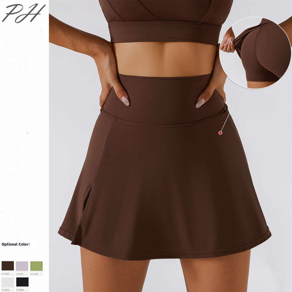 Tennis Summer Skirts Women Golf Pantskirt Nylon Sports Fiess High Waist Yoga Running Shorts Skirt Gym Workout Clothing