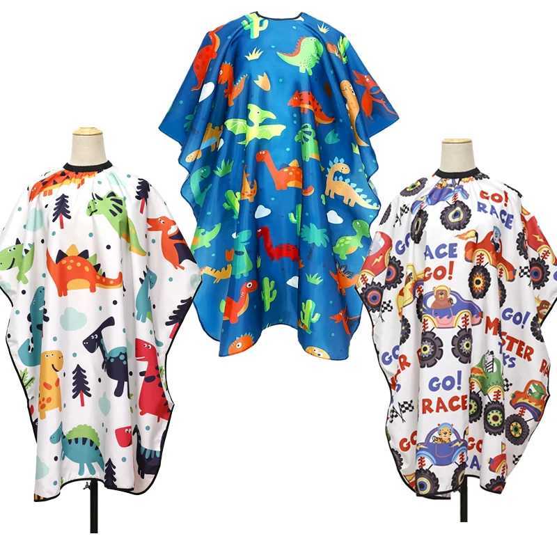 1 piece of childrens hairstyles open collar dresses hairdressers aprons hairstyles childrens girls boys hairstyles clothing polyester cover W240814