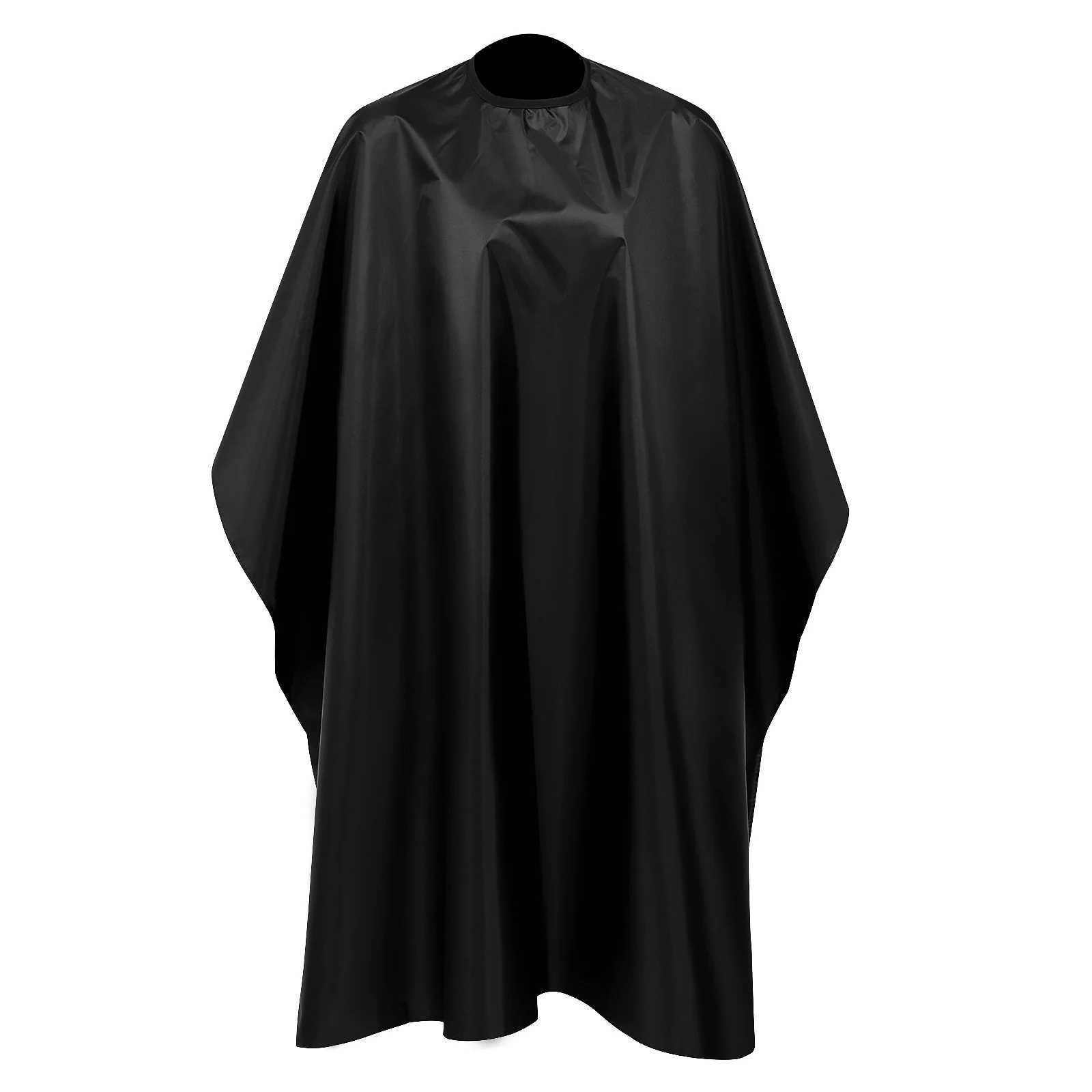 Hair Dye Cape Hair Removal Dress Black Shawl Barber Cape Mens Barber Supplies Mens Professional Hair Clips Adult Accessories W240814