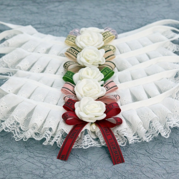 Pet Bib Saliva Towel Rose Pearl Bib Dog Cat Cute Lace Bow Neck Collar Than Bear Teddy Bow Tie Collar
