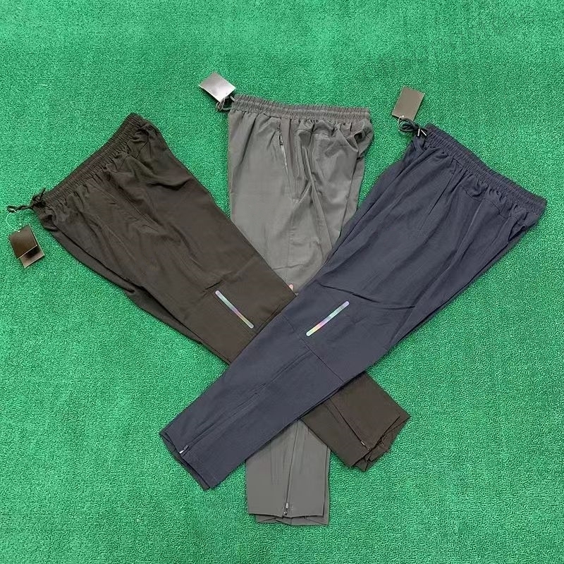 Designer mens sports sweatpants fitness workout tech track pants joggers trousers black yoga outfit man's casual quick dry gym drawstring pockets skinny sweatpants