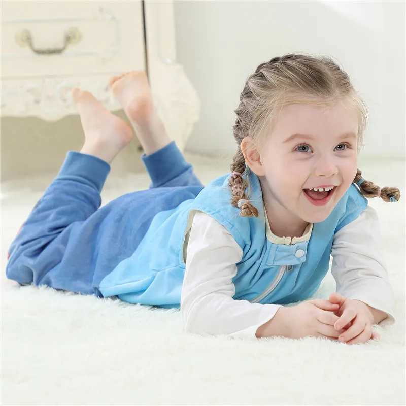 Childrens Sleeping Bags Baby Sleeveless Bodysuits Newborn Sleeping Bags Infant Jumpsuit Y240814