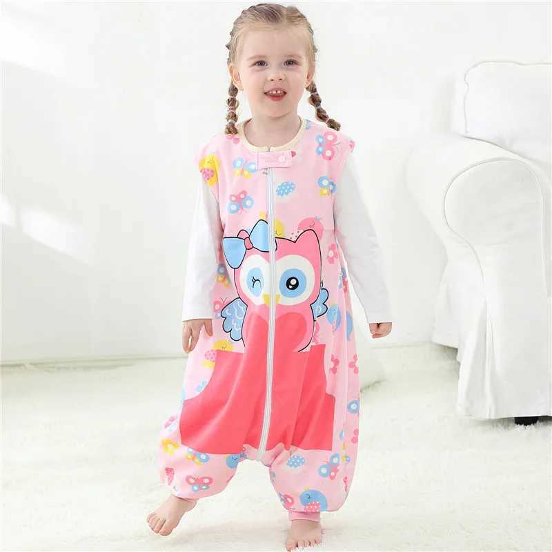 Childrens Sleeping Bags Baby Sleeveless Bodysuits Newborn Sleeping Bags Infant Jumpsuit Y240814