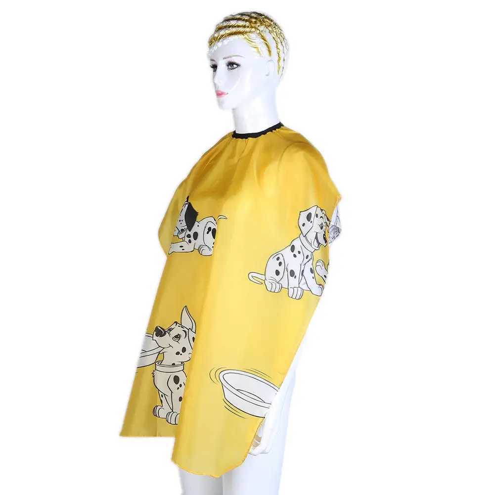 1 piece of childrens hairdressing Cape Town cartoon dog clothing salon hair mask hair stylist waterproof cutting cloth W240814