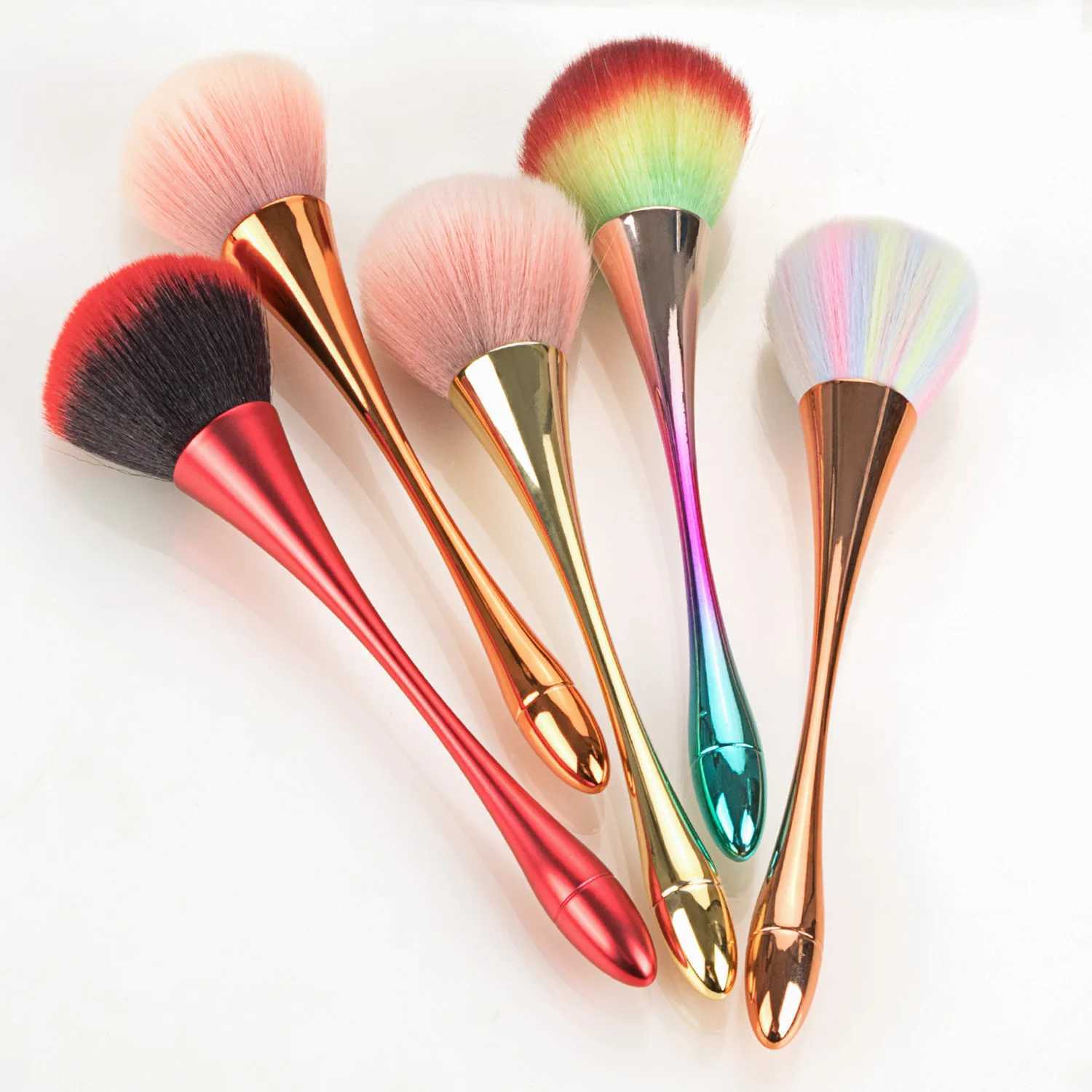 Rose Gold Powder powder blusher Brush Professional Makeup Brush Large Cosmetics Facial Paintings Facial Paintings Facial Paintings Makeup Tools W24081