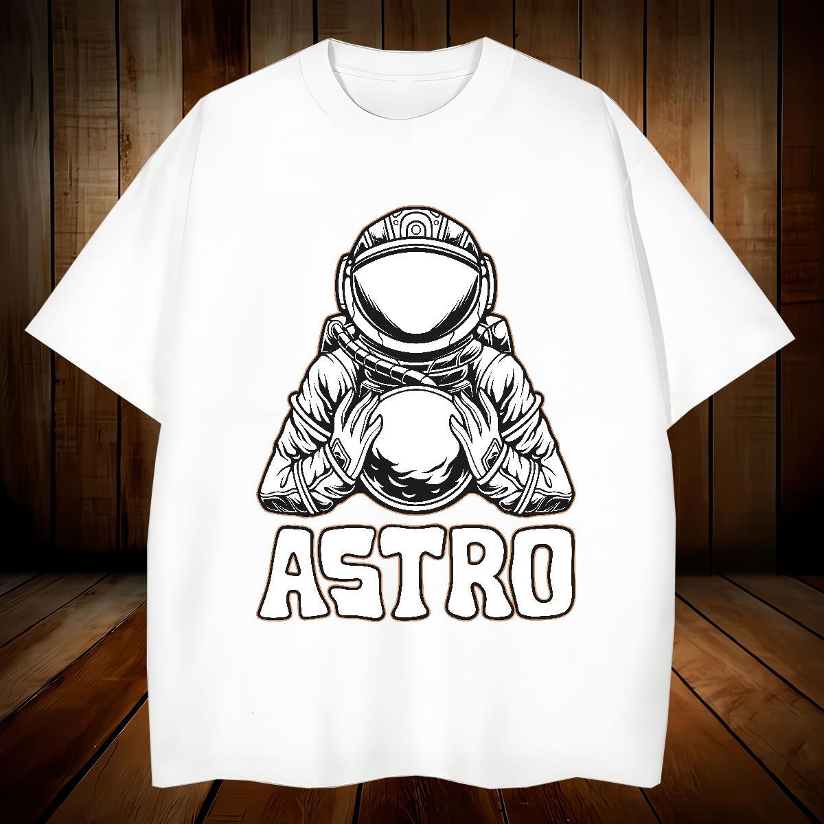 T-Shirts 230g Pure Cotton universe Casual Breathable Crew Neck Anime Print Men Tshirts Fashion New Soft Tops Tees