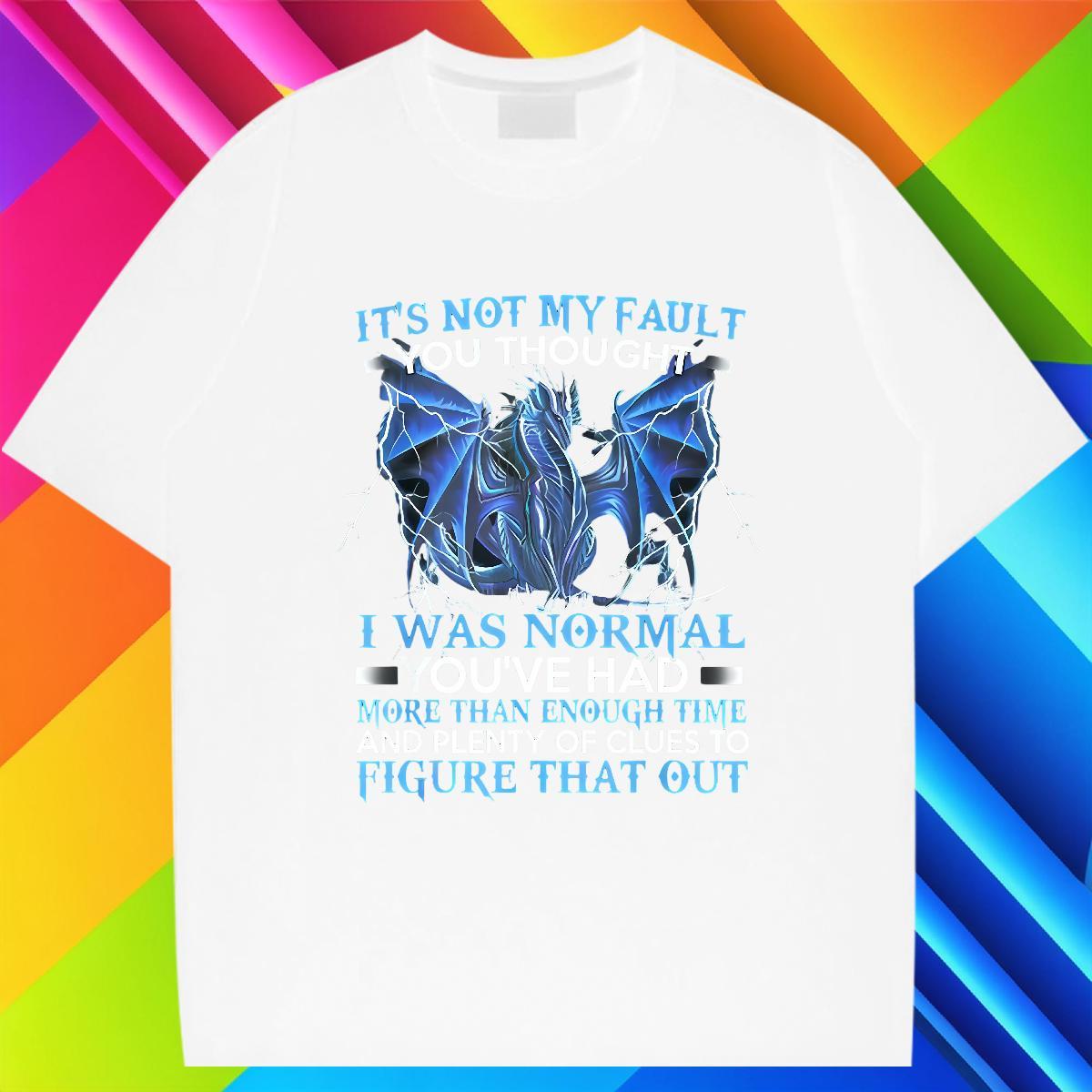 Cool T shirt dinosaur O-Neck Short Sleeve Hip Hop Plus Size Custom 230g Cotton Tshirts New Designer Tees Shirts