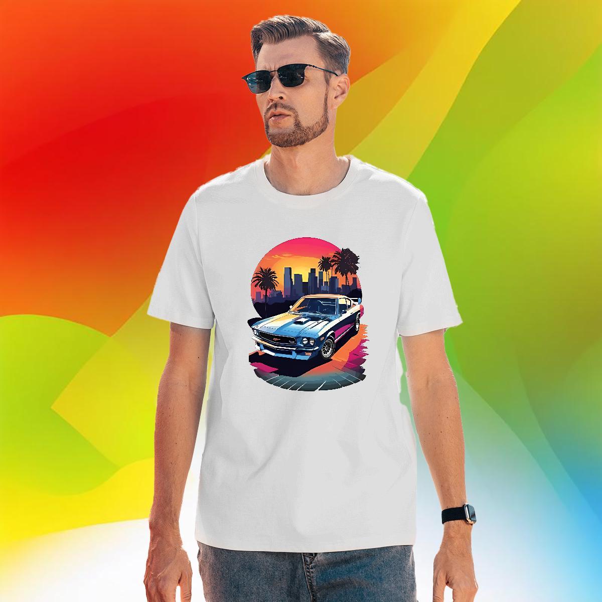 Classic Men Tshirts High Street Hip Hop 100% Cotton 230g DIY Logo Oversized Short Sleeve Soft car Man T Shirts New Arrival Tee Shirt