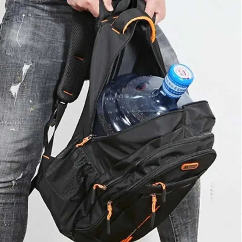 Mens Backpacks Oxford Waterproof Rucksack Business Computer Bag Casual Travel Backpack Senior High School Student Schoolbag 240813