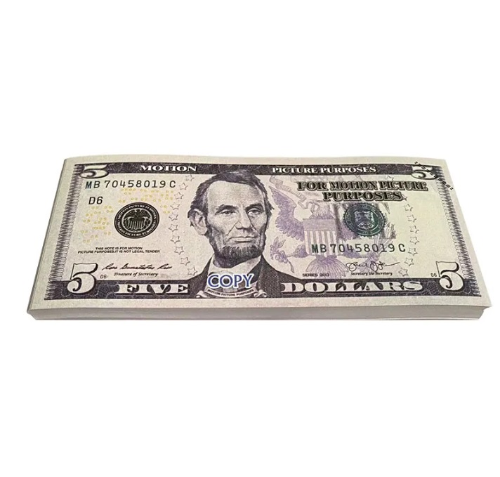 prop money realistic usd Actual 1:2 size Euro, US Dollar, British Pound banknotes Prop bar atmosphere film shoot Showcases toy banknotes party supplie