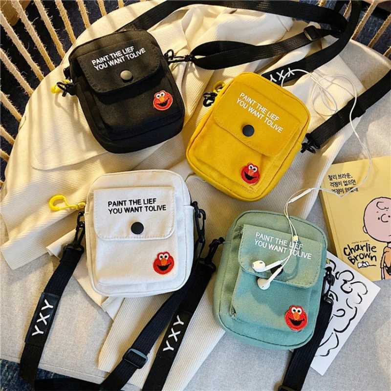 Childrens cross bag boys canvas bag mothers canvas bag girls wallet and handbag girls shoulder bag W240813