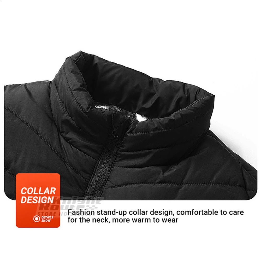 Winter Heated Vest 21 Areas Body Warmer Women Men Warm Heating Jacket Heated Vest Thermal Clothing Camping Outdoor Camping Warm 240815 - view 5