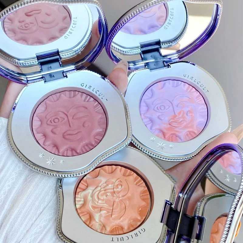Girlcult Blush contour Heart Embossed Blush High-End Cute Matte Finish Pigmented Fine Powder for Smooth Long-Lasting Blush Y240815