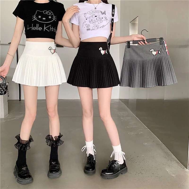Clothing Korean Women Pants Summer Women's Wear 2024 Brand Golf Fashion Embroidery Short Skirt 's