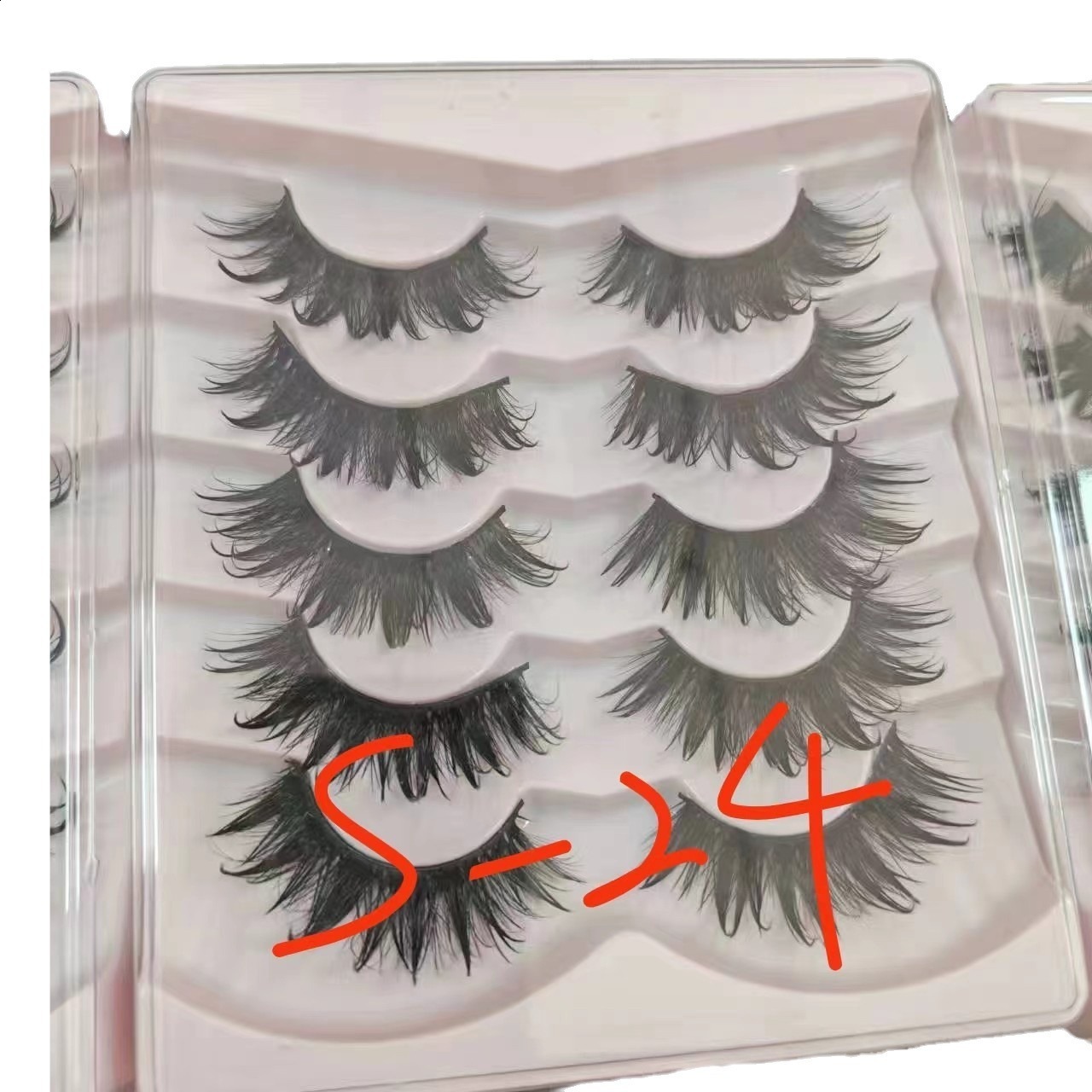Wet False Eyelash Wet Eyelash Wind Dense Cosplay Eyelash 50d60d80D 240624