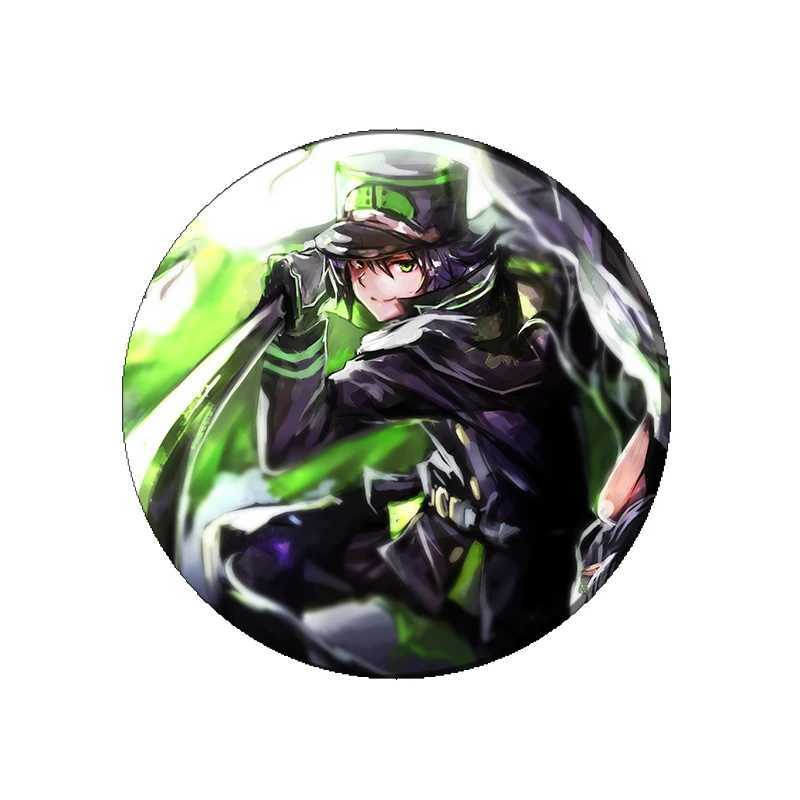 Seraph of the End cosplay badge Krul Tepes Brooch Pins Yuichiro Hyakuya icon collection brooch for backpack clothing decoration W240815