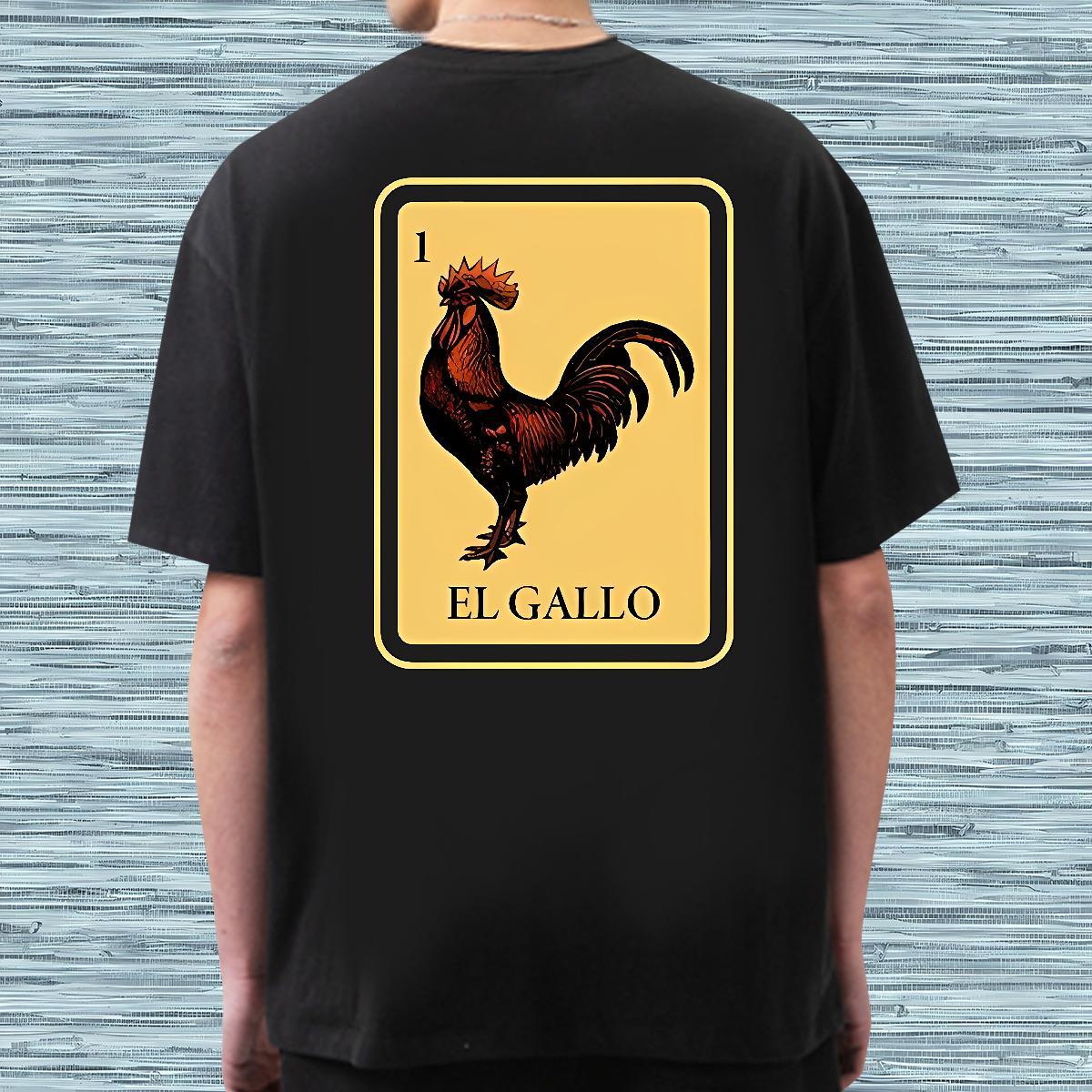 Loose Fit Men T Shirts chicken Breathable Soft Hip Hop Oversized 230g 100% Cotton Tshirt for Man Woman New Clothings