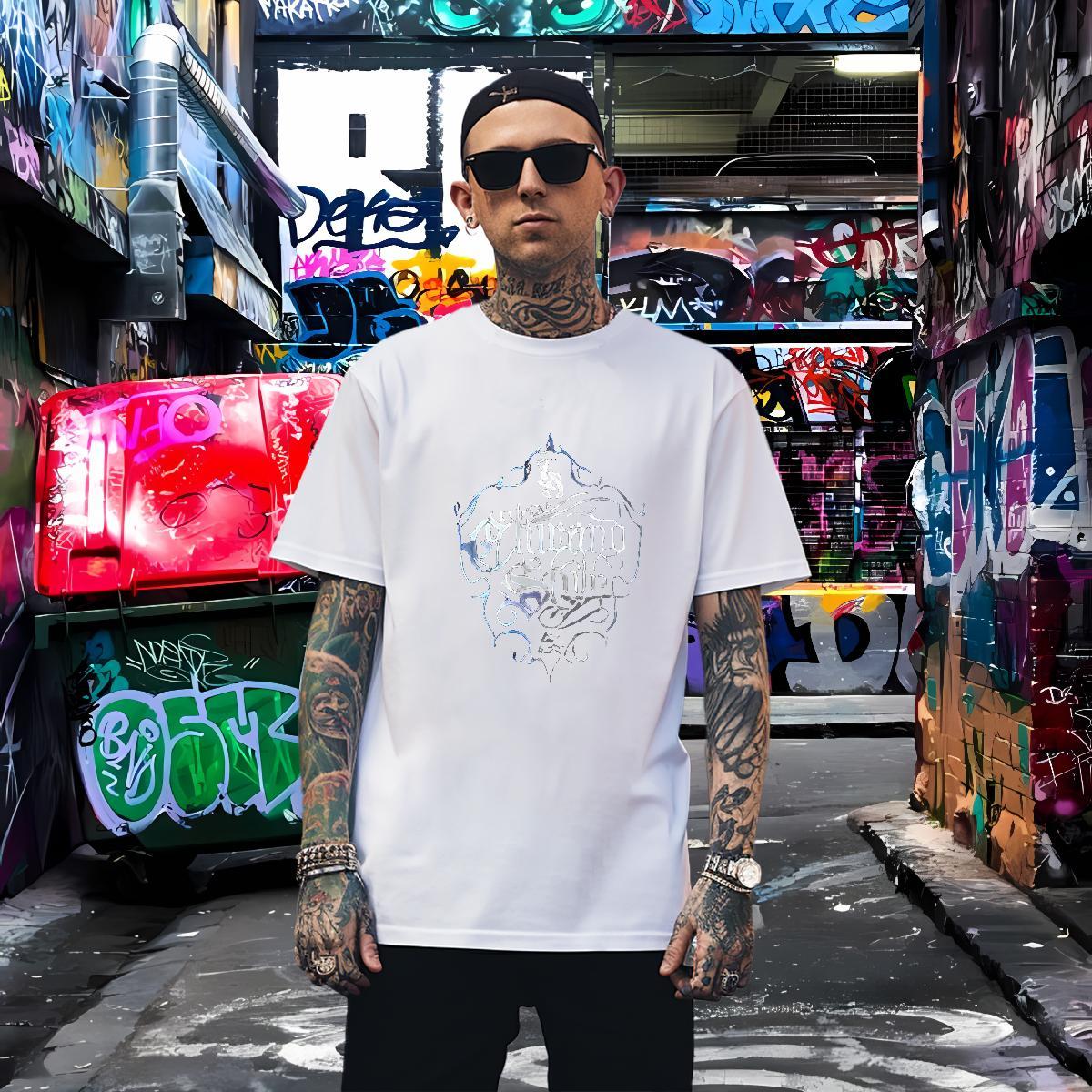 Designer letter T Shirt For Man Outdoor Men Clothes T-Shirt 230g 100% Cotton Custom Pure Cotton Graphic Tops