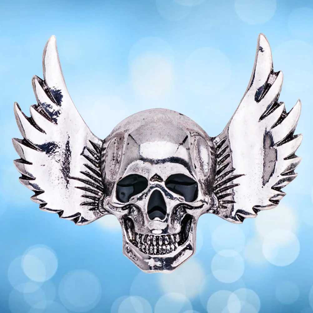 Halloween favorite skeleton brooch novel brooch backpack lapel gothic punk ghost HEAD European and W240815