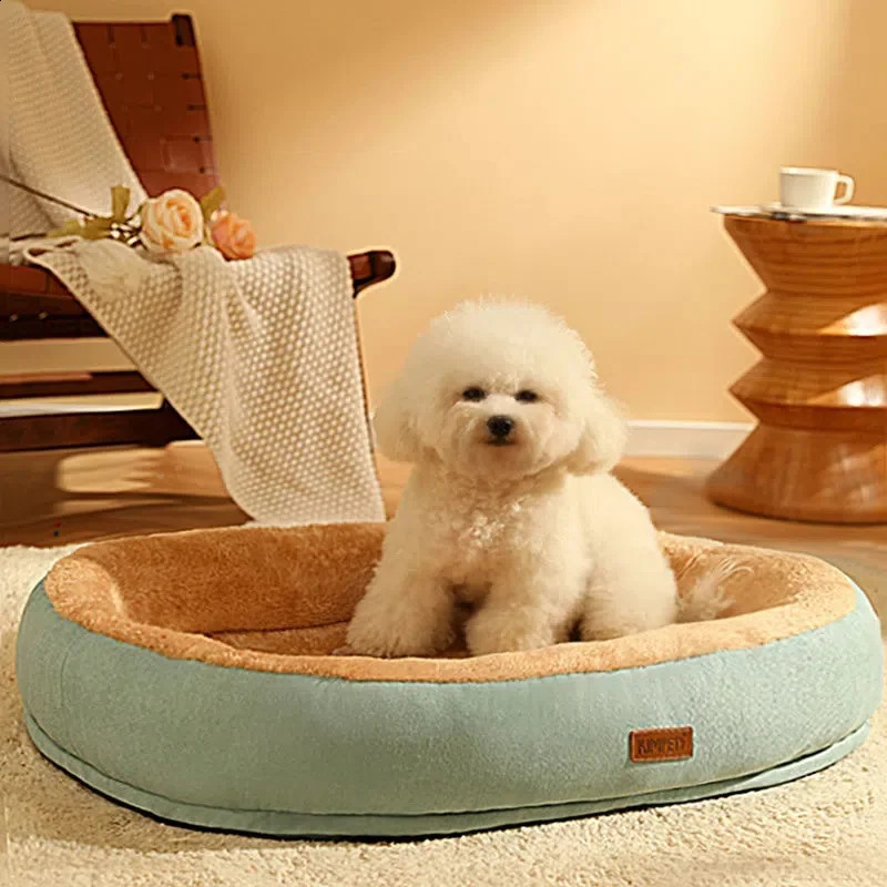 Small Dog House Kennel Pet Nest Four Seasons Washable Teddy Bear Dog Cat House Pet Cushion for Medium Large Dogs or Multiple 240812