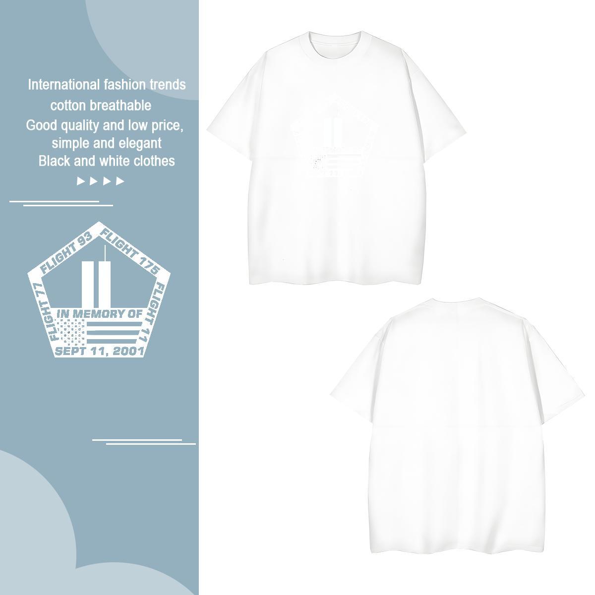 High Quality letter T shirt Street Mens Tshirts 230g Pure Cotton Fashion Design Breathable Soft Plus Size Cartoon Tee Shirt