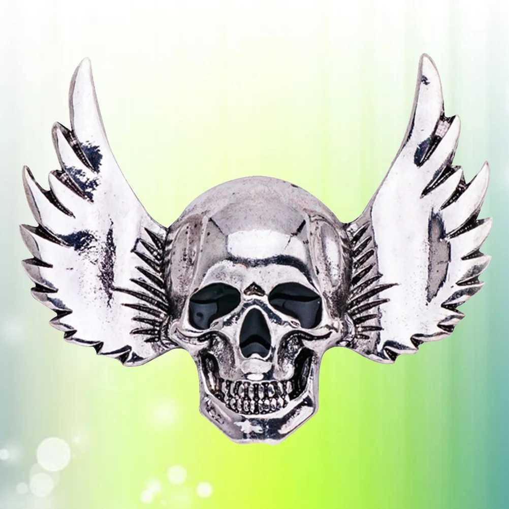 Gothic Punk Ghost Brooch Pin Stylish Breastpin for Evening Party Cost (X1524 Silver) W240815