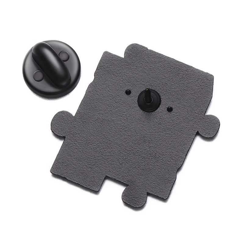 Autistic Mom Enamel Pin Rainbow Puzzle Brooch Collar Badge Autistic Childrens Awareness Jewelry Gift Direct Shipping W240815