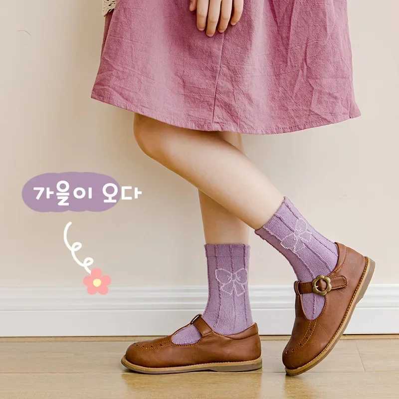 5 new childrens socks wholesale boys and girls cartoon shorts medium large solid color cotton school children W240814