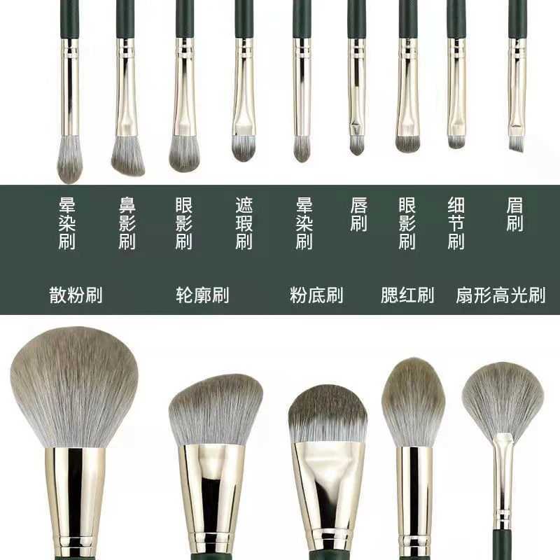 Professional 14Pcs makeup brush set foundation make-up powder blusher mixed with eye shadow lipstick beauty soft bristle makeup brush W240814