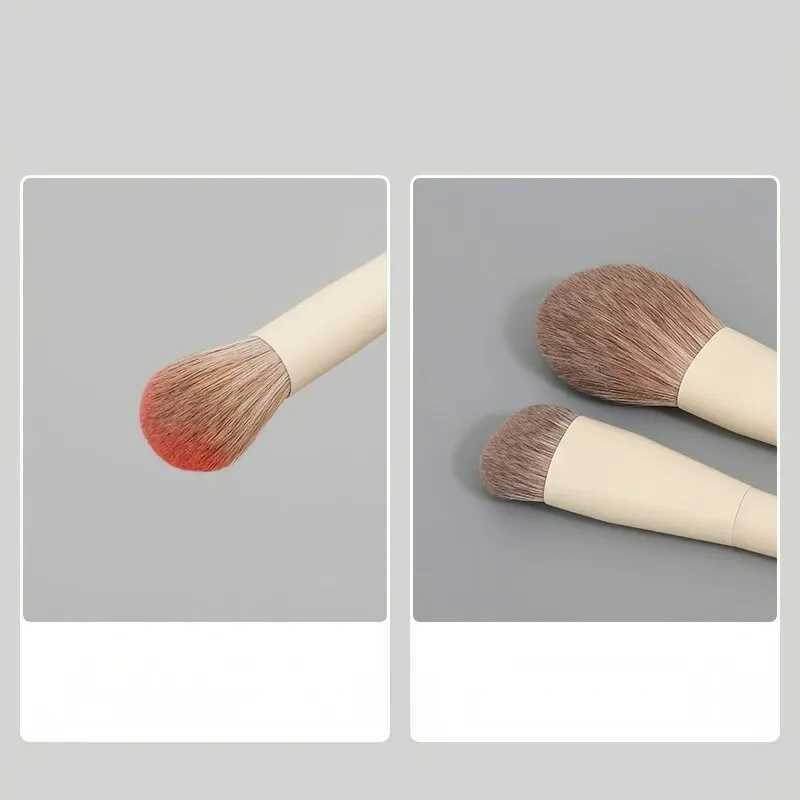 10 pieces of advanced cosmetic brush set Basic mixed brush eye shadow facial powder blusher concealer Highlight cosmetic tool W240814