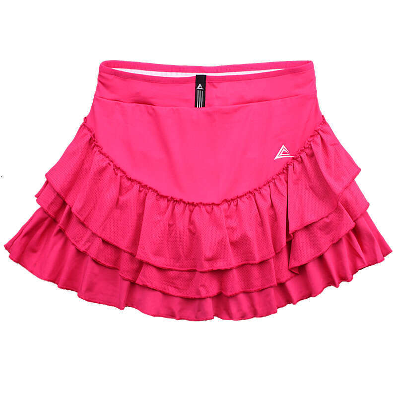 Dry Quick Sports Tennis Skirt Women Fluffy Cake Fiess Yoga Running Clothes Girl Badminton Solid Pleated Workout Skort