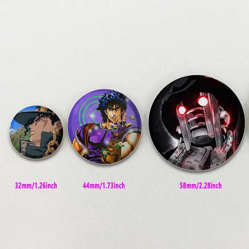 Classic anime Jojos fantasy adventure badge cartoon handmade brooch backpack clothing gift accessories high-definition printing pin W240815