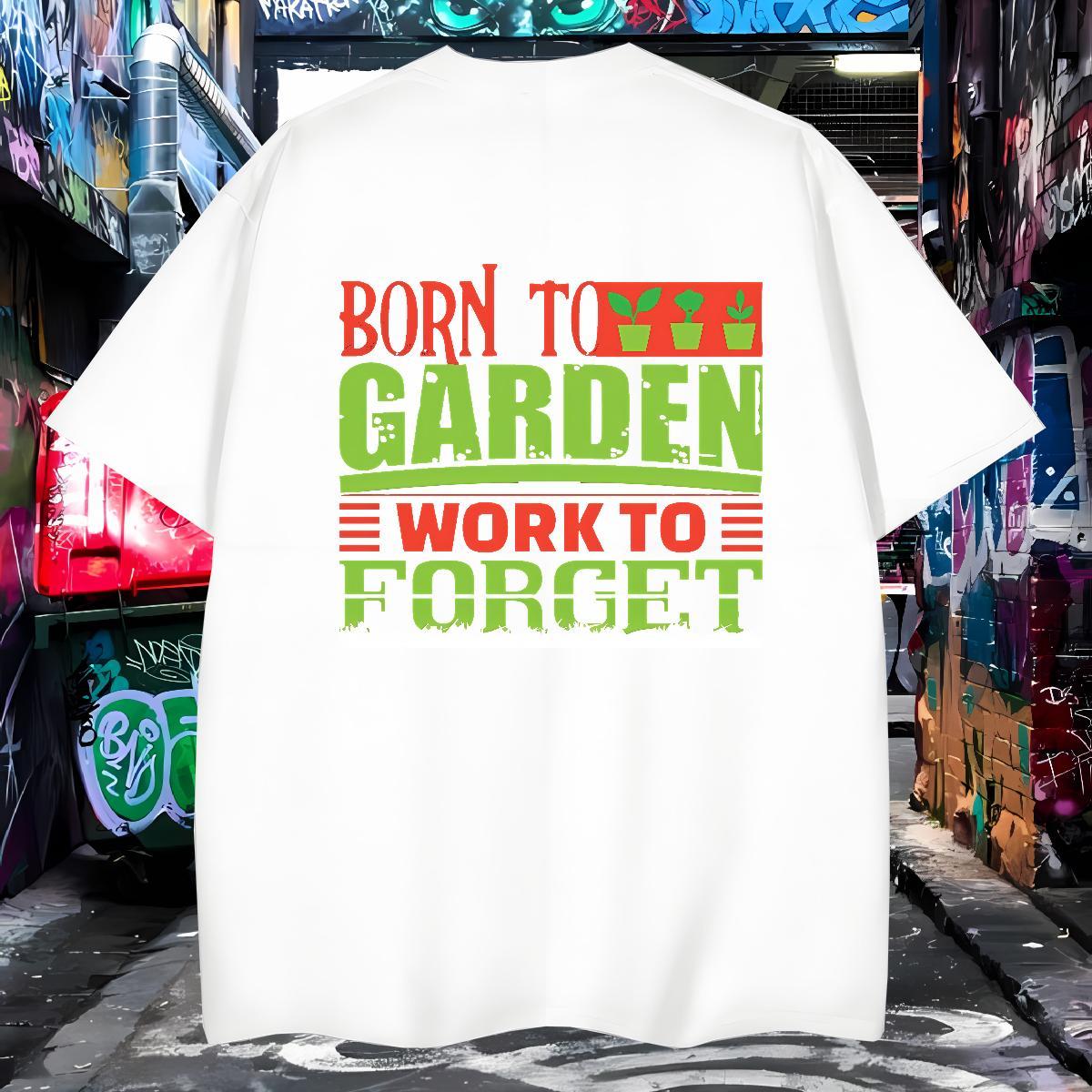 Loose letter T-Shirts for Men Sport Men Tshirts 230g Pure Cotton Classic Short Sleeve Soft DIY Tops Shirt
