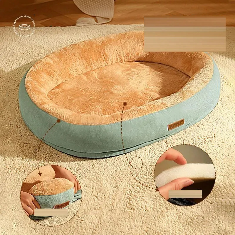 Small Dog House Kennel Pet Nest Four Seasons Washable Teddy Bear Dog Cat House Pet Cushion for Medium Large Dogs or Multiple 240812