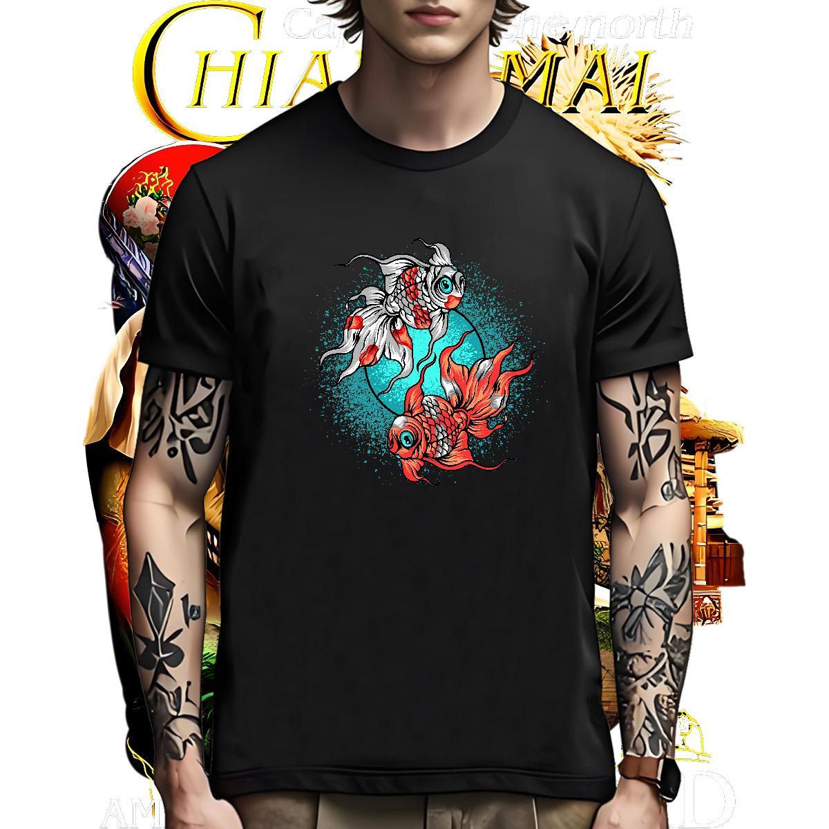 TOP Quality Man T Shirts Breathable High Street Hip Hop Plus Size Custom 230g Cotton Men Clothes T-Shirt DIY Polos