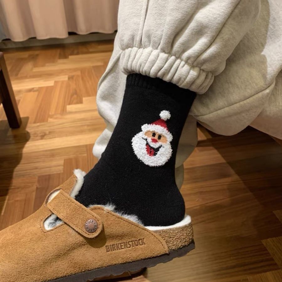 Socks men's long socks autumn and winter versatile mid tube American sports student basketball long tube men's socks