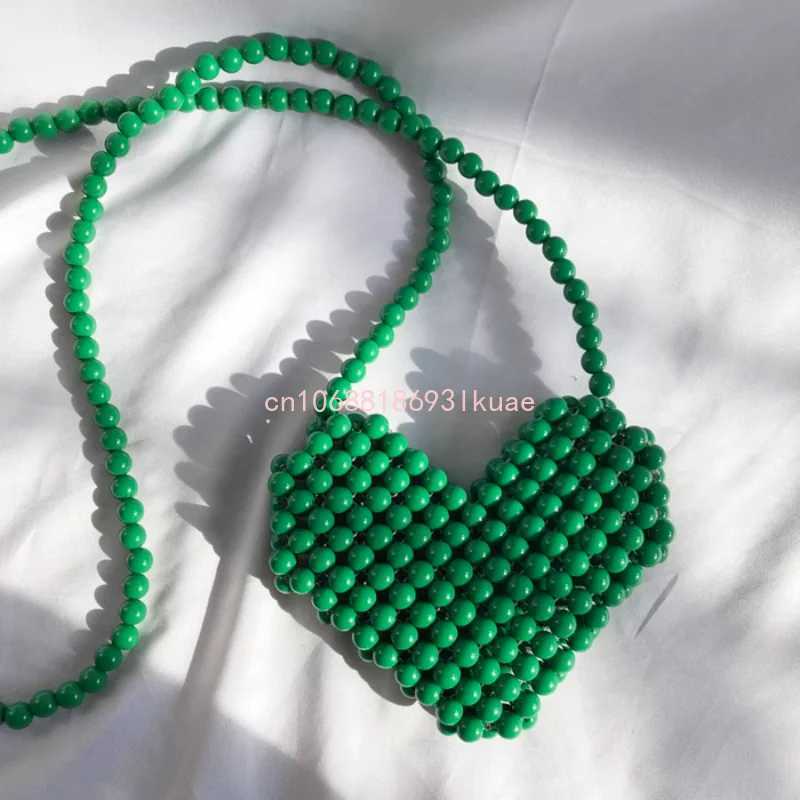 Girls mini cross bag DIY bead hand woven wallet suitable for childrens wallets and handbags girls baby fashion shoulder bag W240813