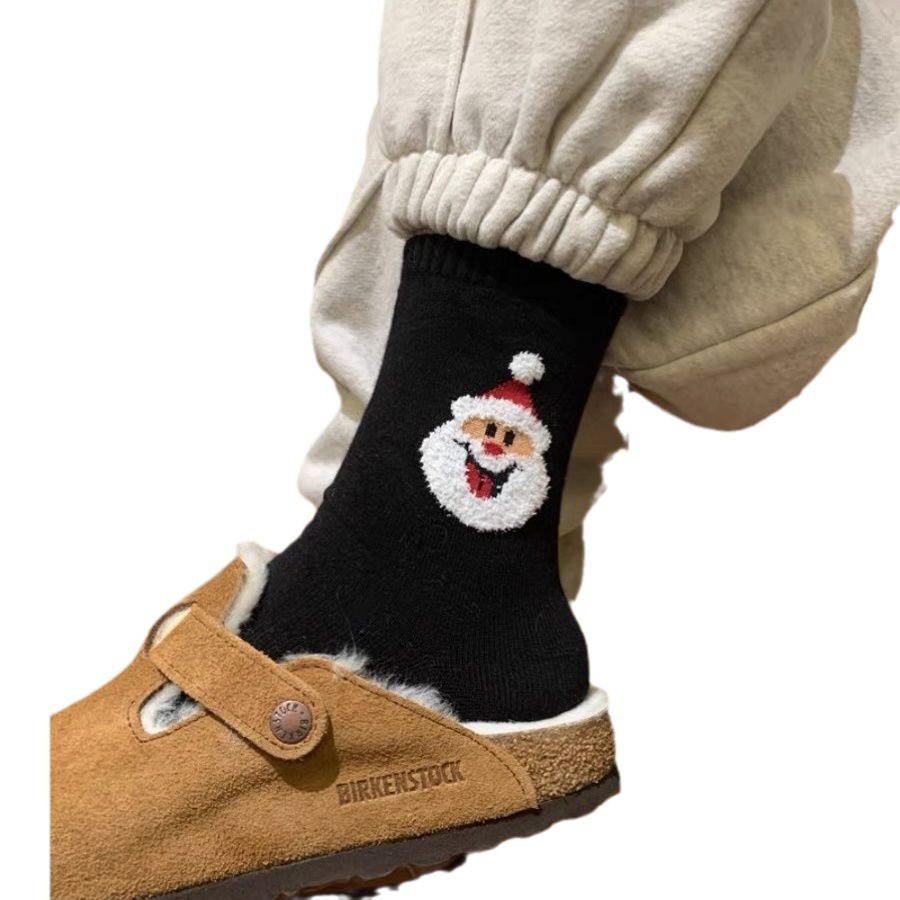 Socks men's long socks autumn and winter versatile mid tube American sports student basketball long tube men's socks