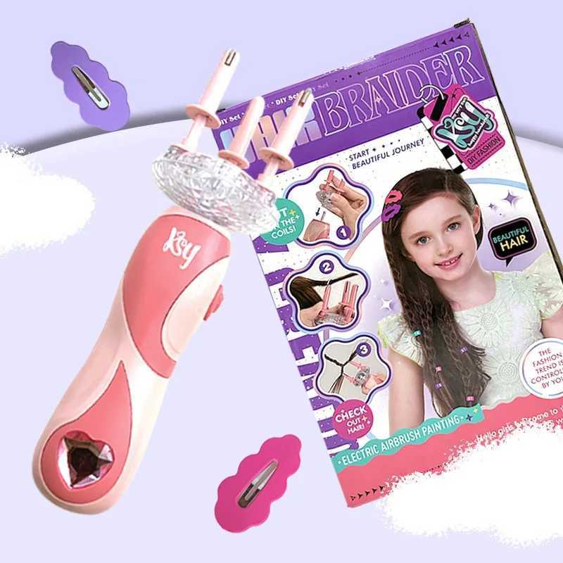 New Electric Automatic Hair Weaving Machine DIY Weaving Hair Style Tool Twisting Weaving Machine Girl Weaving Toy W240814
