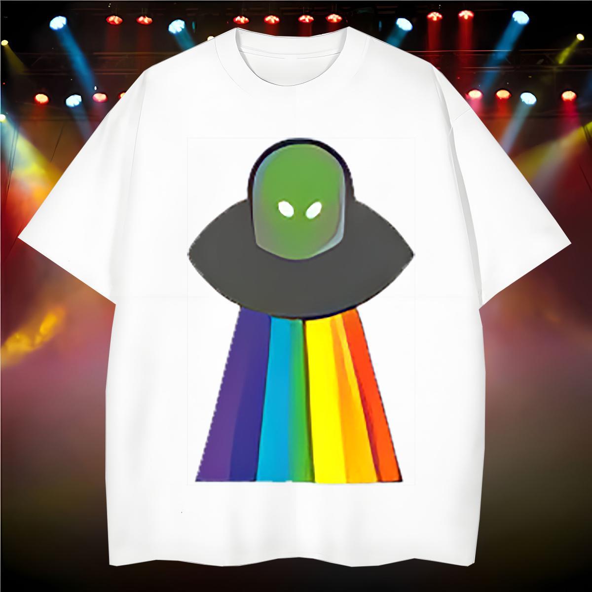 Mens T Shirts 230g 100% Cotton rainbow Summer Casual Round Neck Short Sleeve Oversized 3XL 4XL Men Clothes T-Shirt New Designer Polos