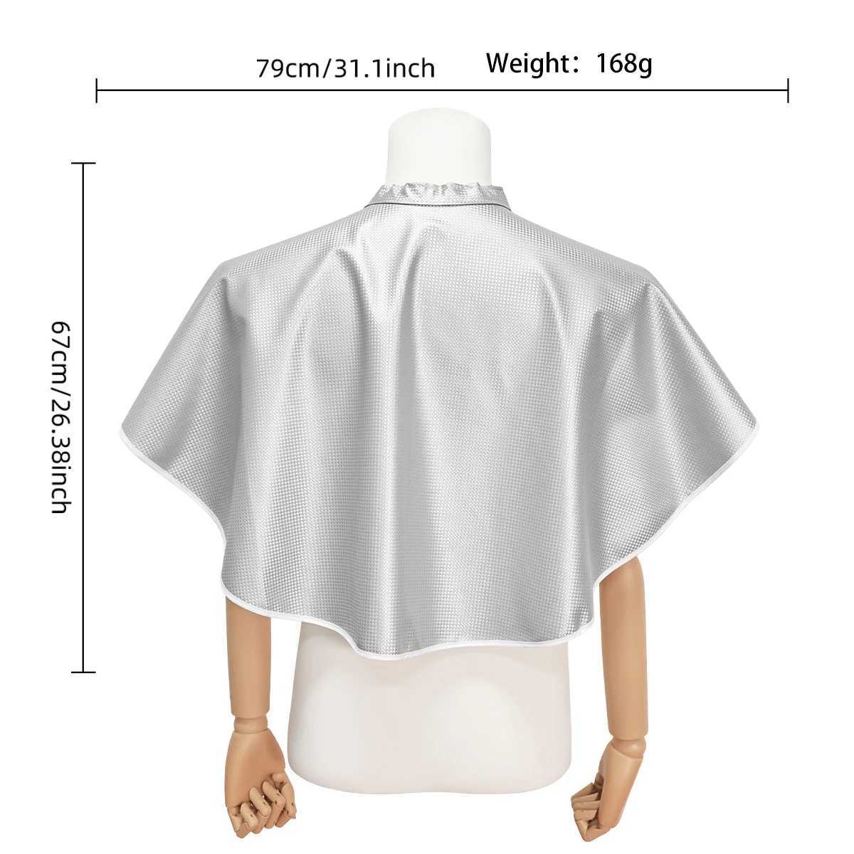 Hair Color Cape Barber Waterproof Hair Color Shawl Cape Barber Stylist Packaging Durable Waterproof Non Adhesive W240814