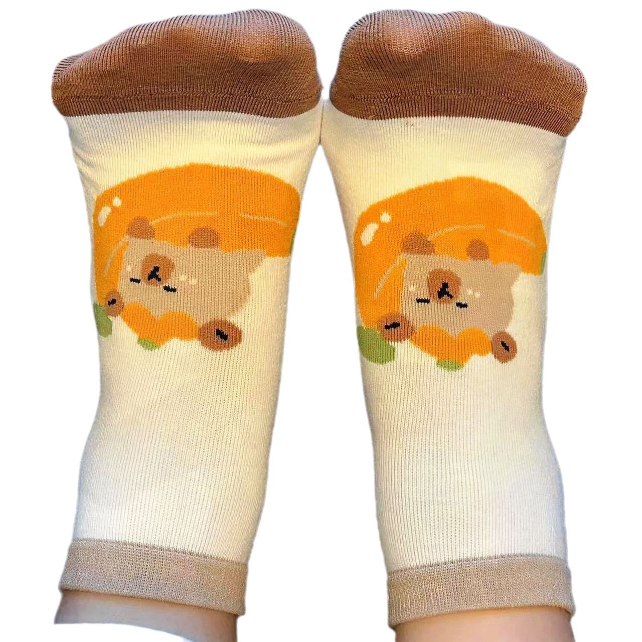 Children's Summer Thin Japanese Cute 3D Cartoon Ins Trendy Versatile Short Socks