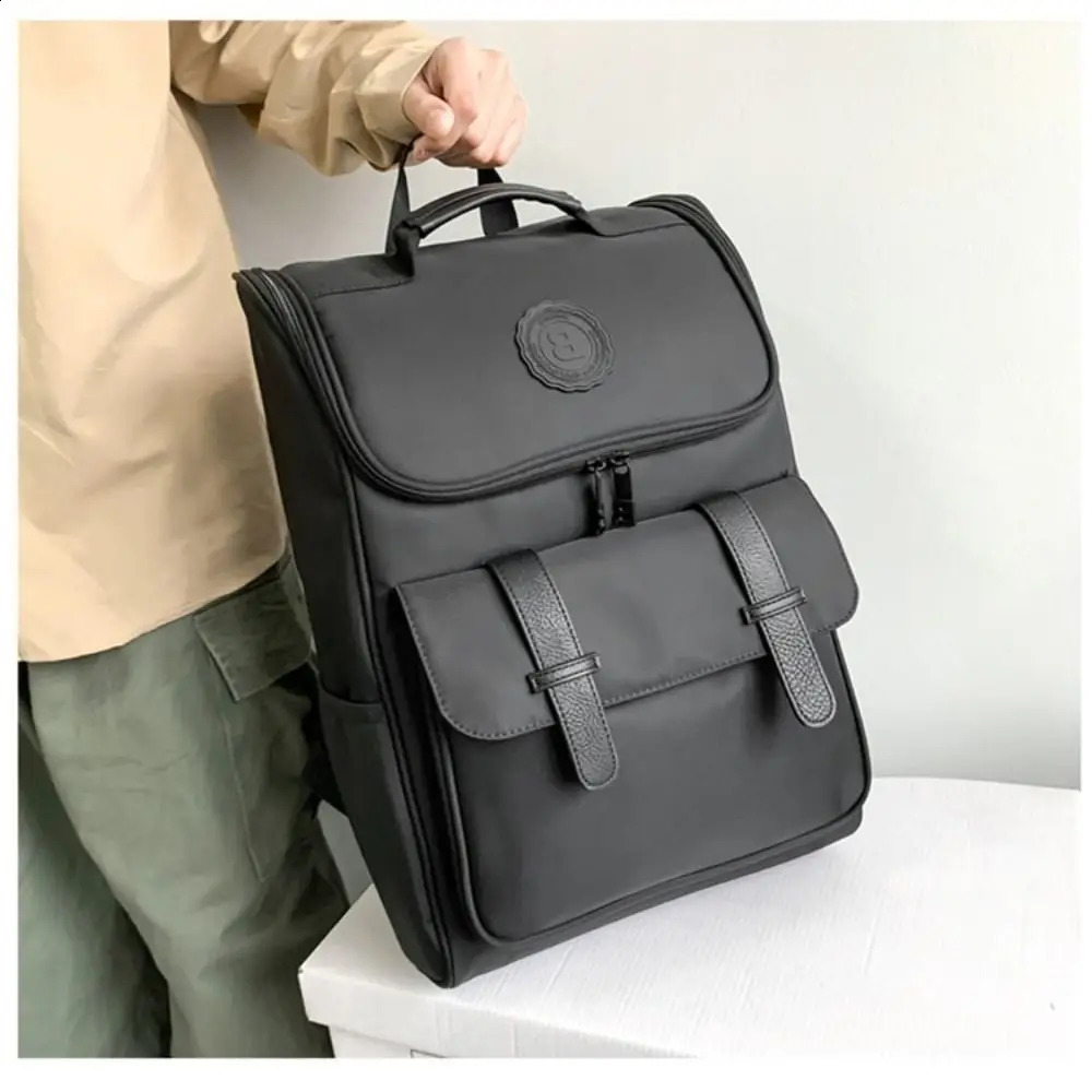 Trendy Multifunctional Backpack 17 Inch Large Capacity Travel Bag School Student Backpack Waterproof Computer Bag Men Women 240813