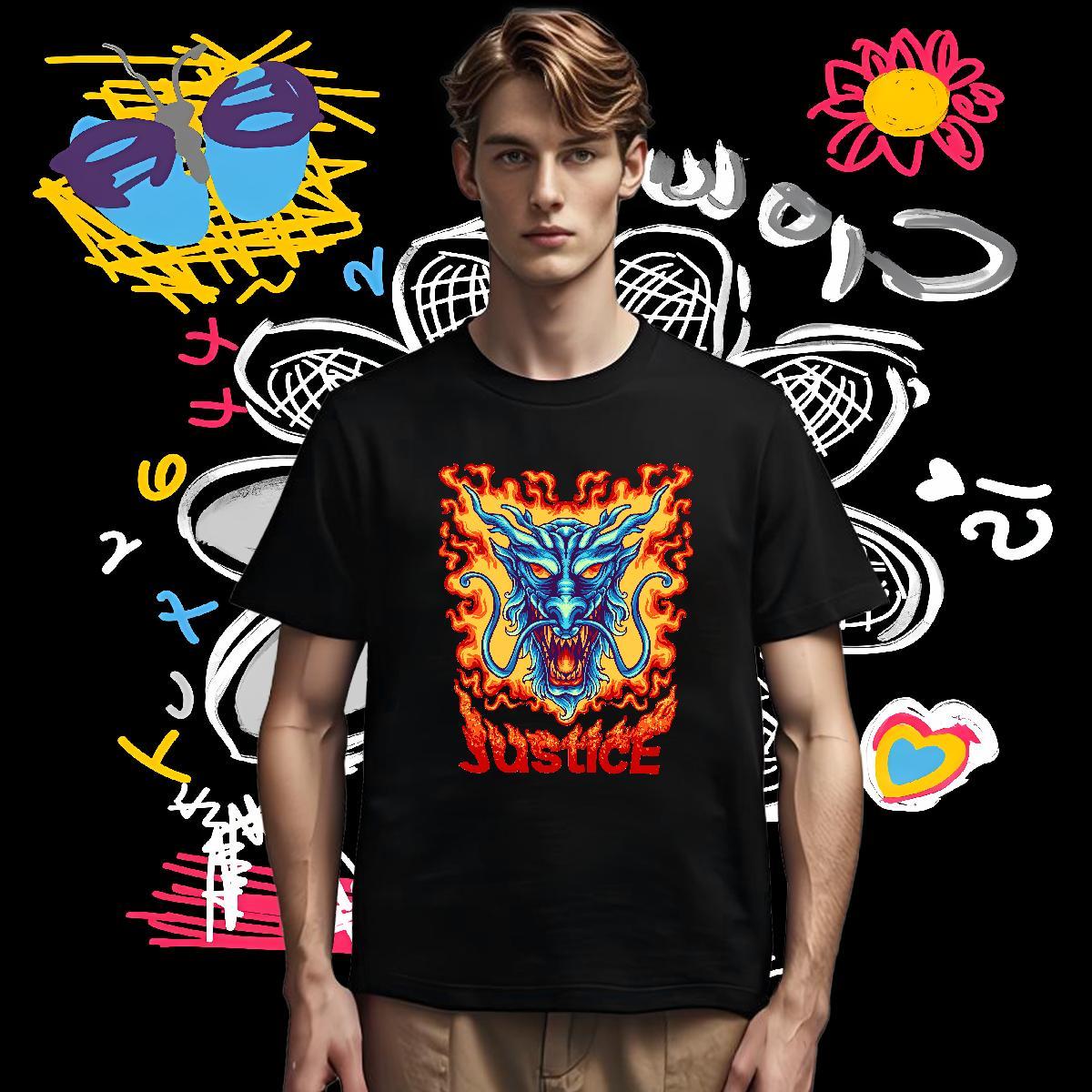 T-Shirts for Men 230g 100% Cotton Casual Beach Breathable Short Sleeve Customized Print Tshirt for Man Woman New Arrival High Quality Wear