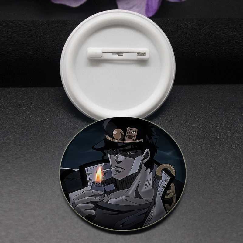 Classic anime Jojos fantasy adventure badge cartoon handmade brooch backpack clothing gift accessories high-definition printing pin W240815