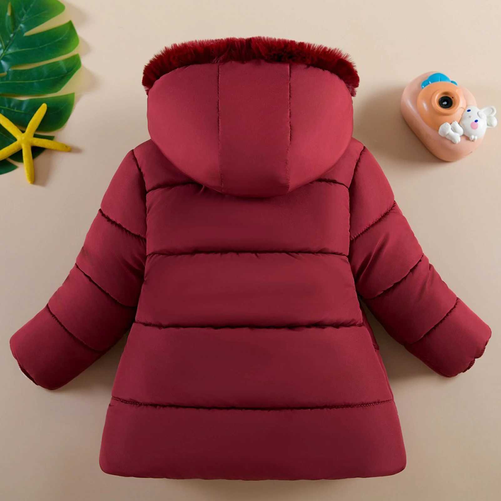 Womens bedding jacket childrens inflatable jacket fur cover childrens down jacket cotton coat warm 3D butterfly windproof childrens winter jacket W240