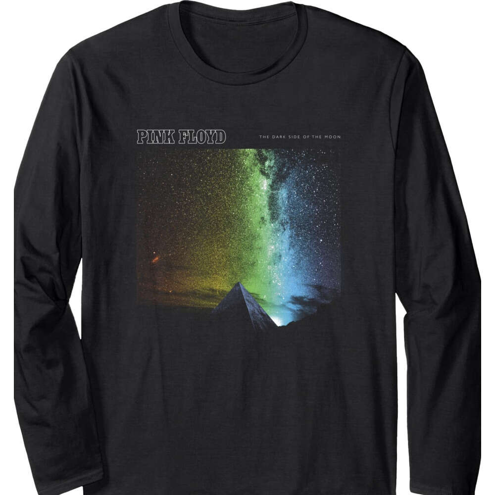 Long Sleeve Shirts For Men Sweatshirt The Dark Side Of The Moon Pyramid With Prism Sky Graphic Tee Streetwear Casual Tops Clothes sweatshirts