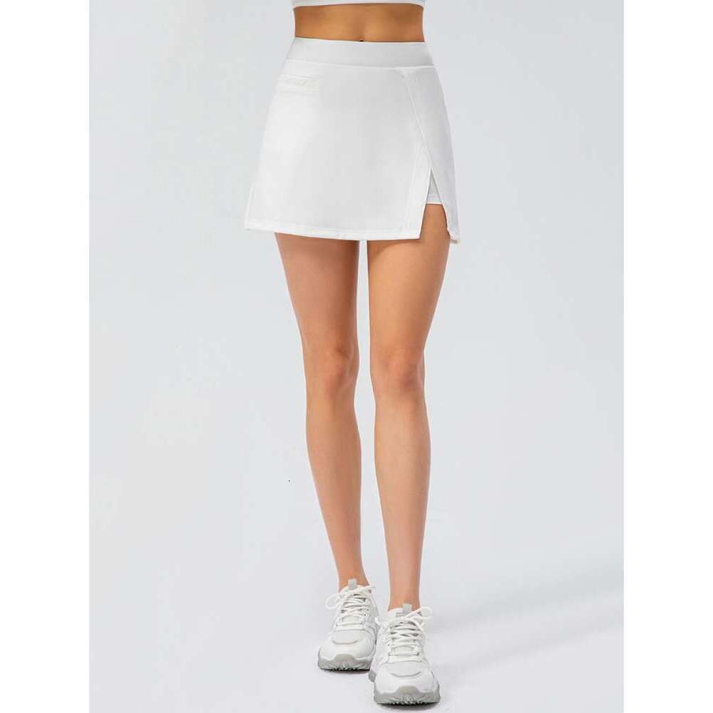 White Fashion Sporty 2 In 1 Skirts Female Quick Dry Tennis Mini Skirt Outdoor Golf Women's Clothing Badminton